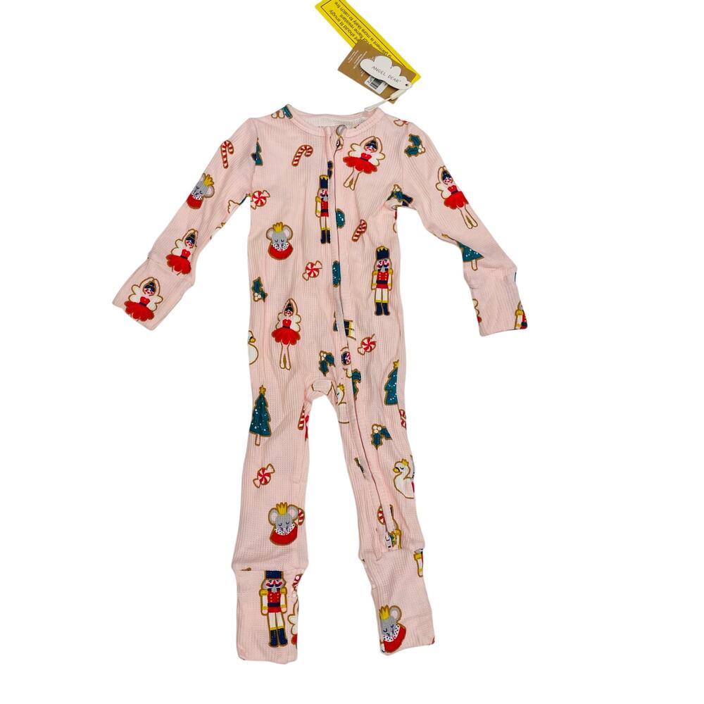 NWT Angel Dear 0-3M Nutcracker Christmas Cookies PJs